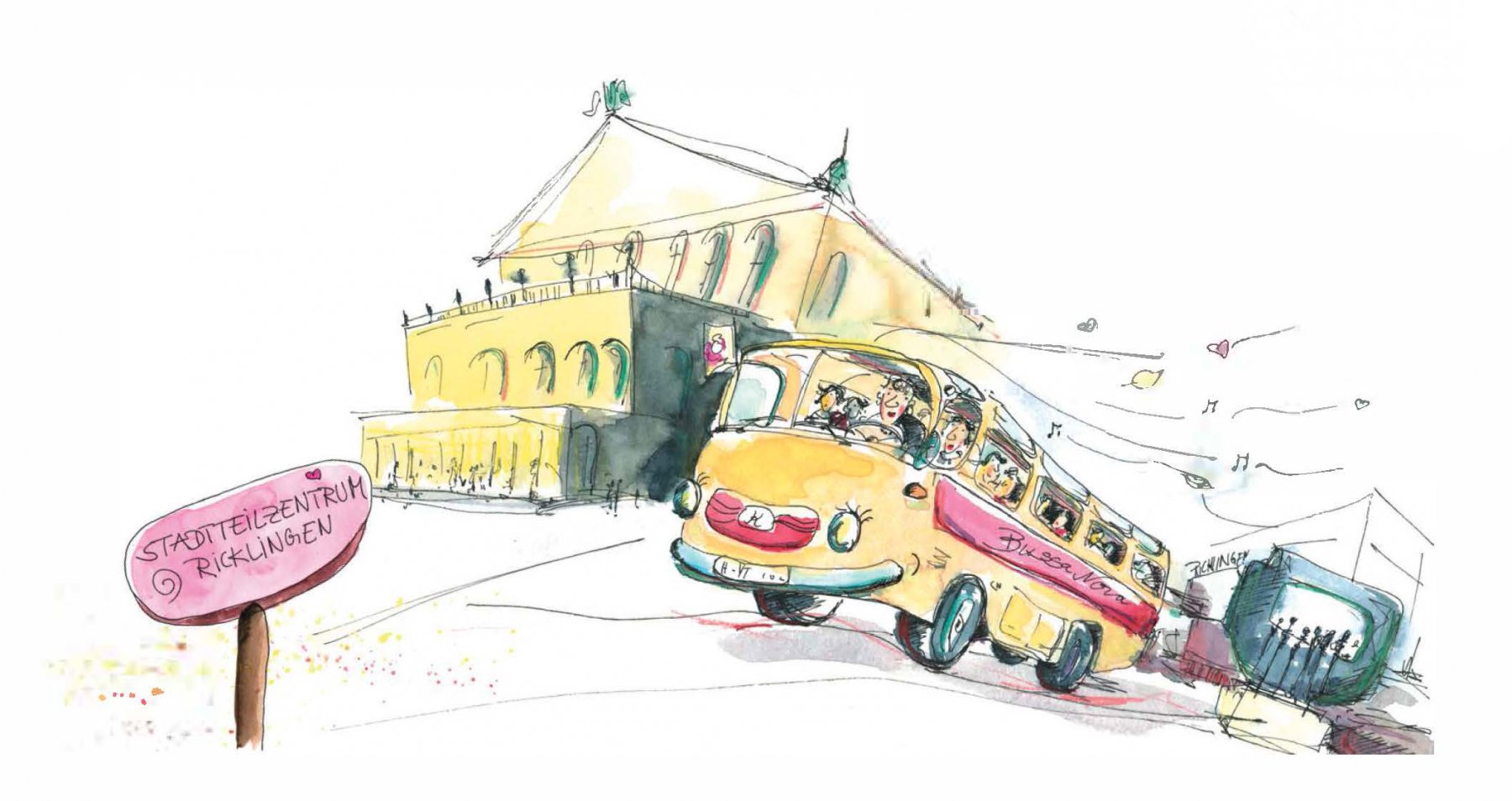 City of women vor der Oper