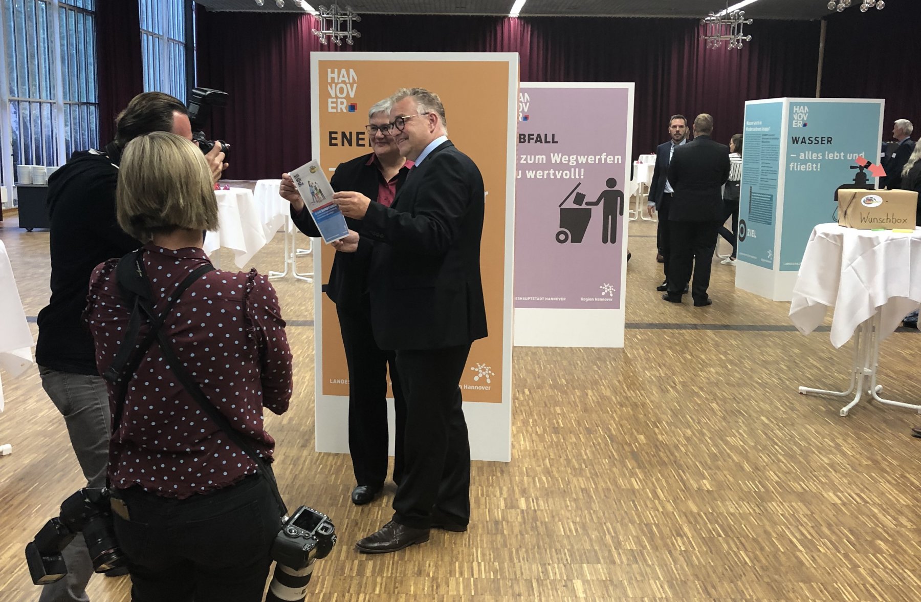 Ausstellung ÖKOPROFIT Hannover - Fotoshooting