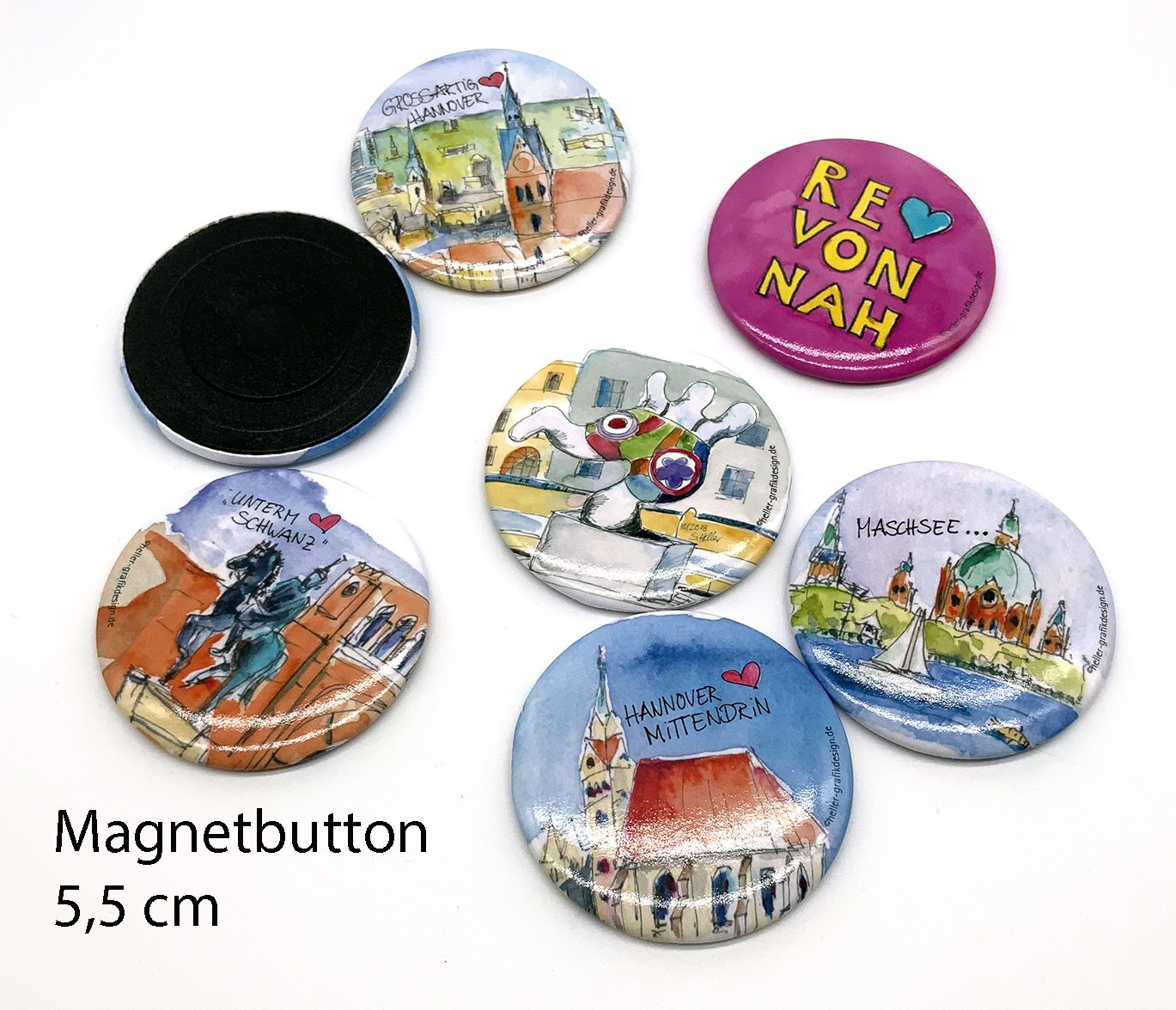 Magnetbutton Hannover