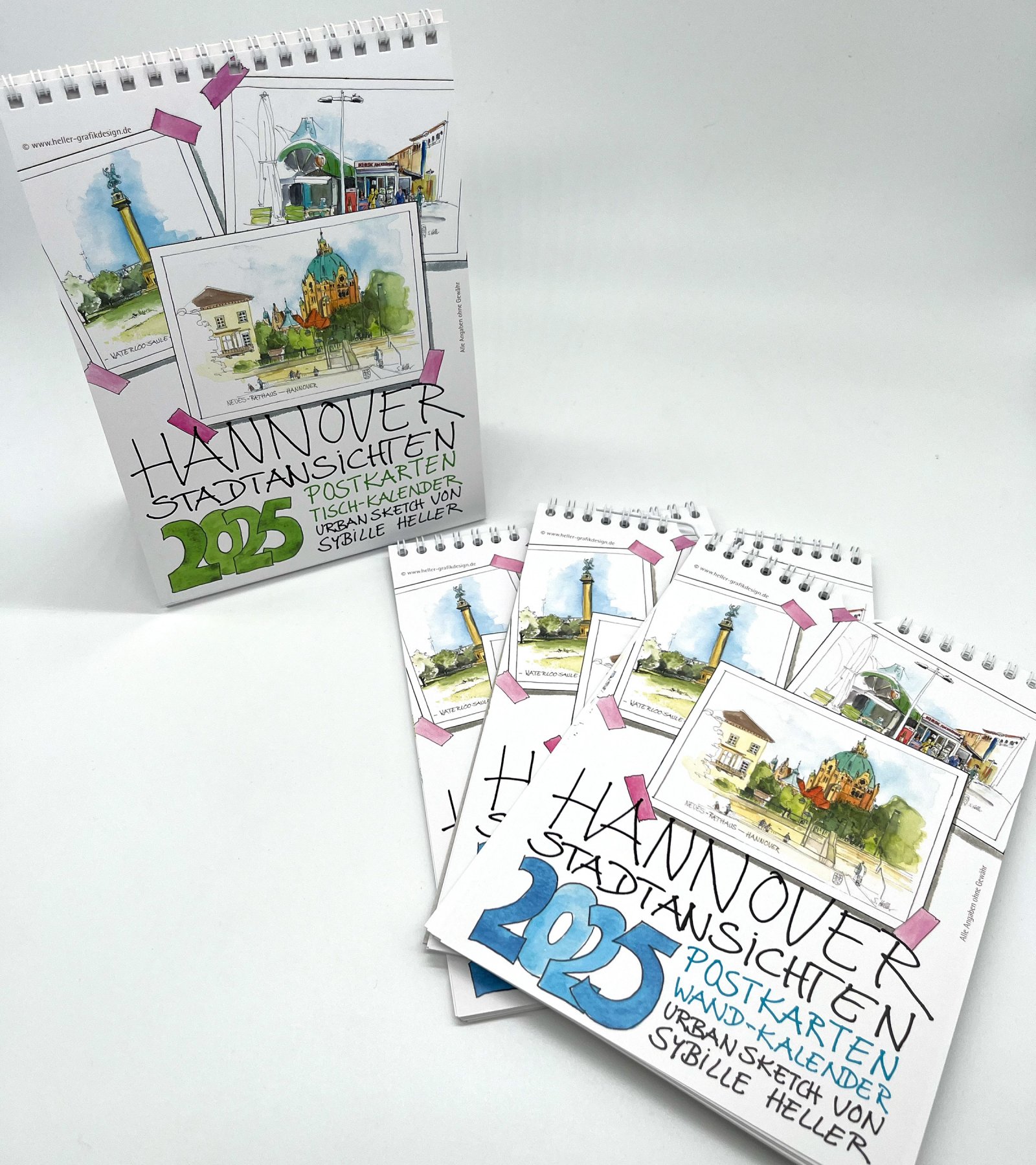 Hannover Stadtansichten 2025 - Urban Sketch Kalender