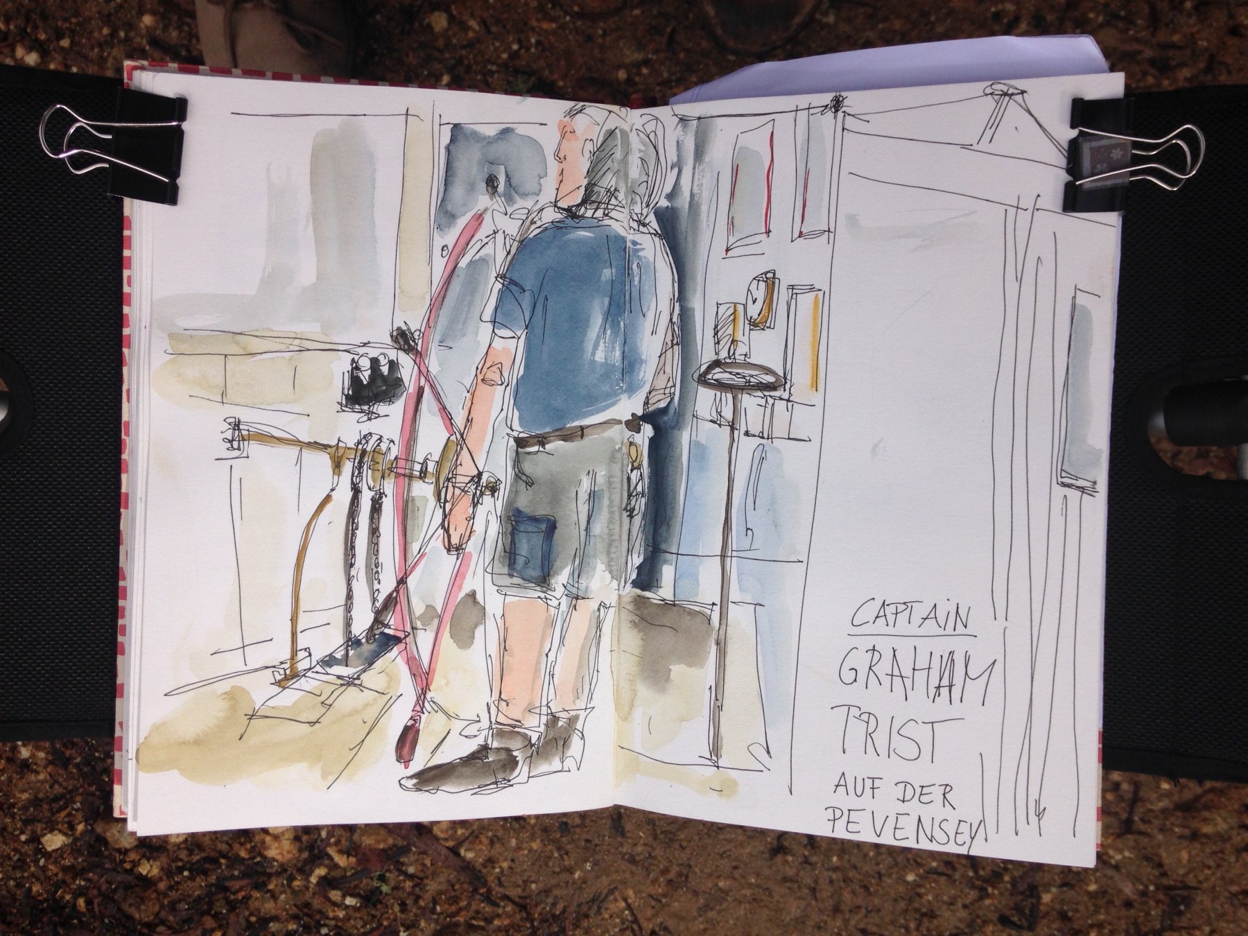 Paddle Steamer Pevensey - Captain Graham