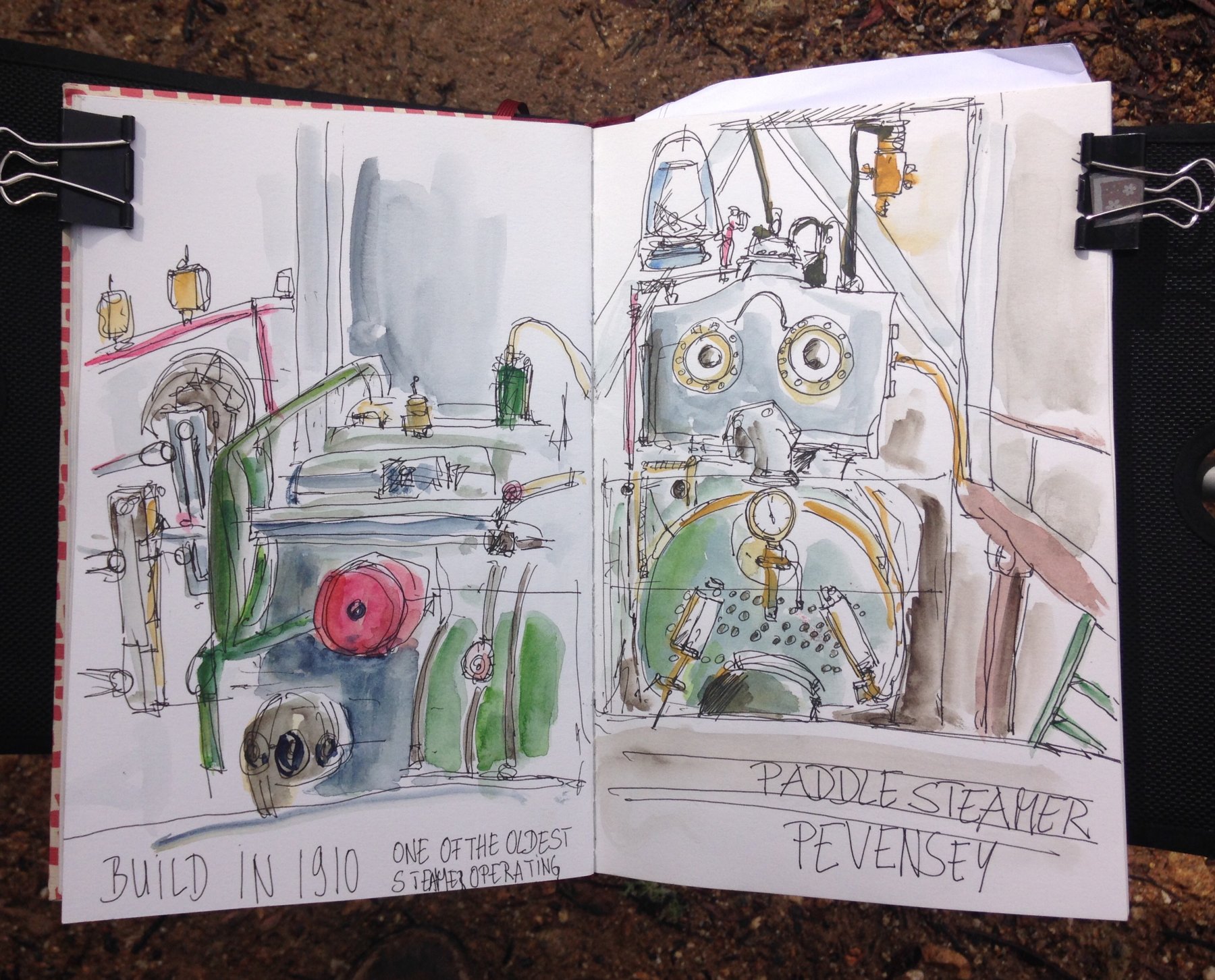 Paddle Steamer Pevensey - Maschinenraum