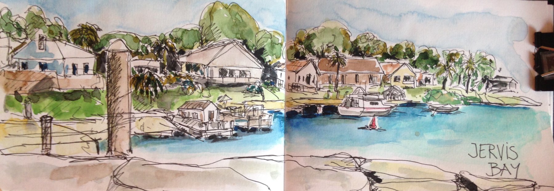 Bucht in Huskisson - Jervis Bay