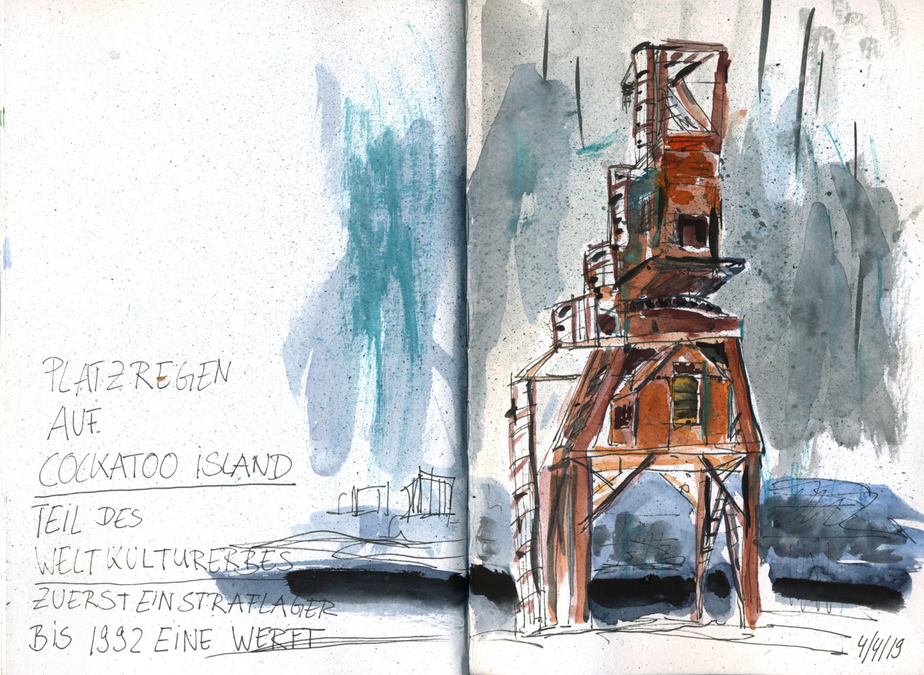 Coockatoo Island - Alter Kran