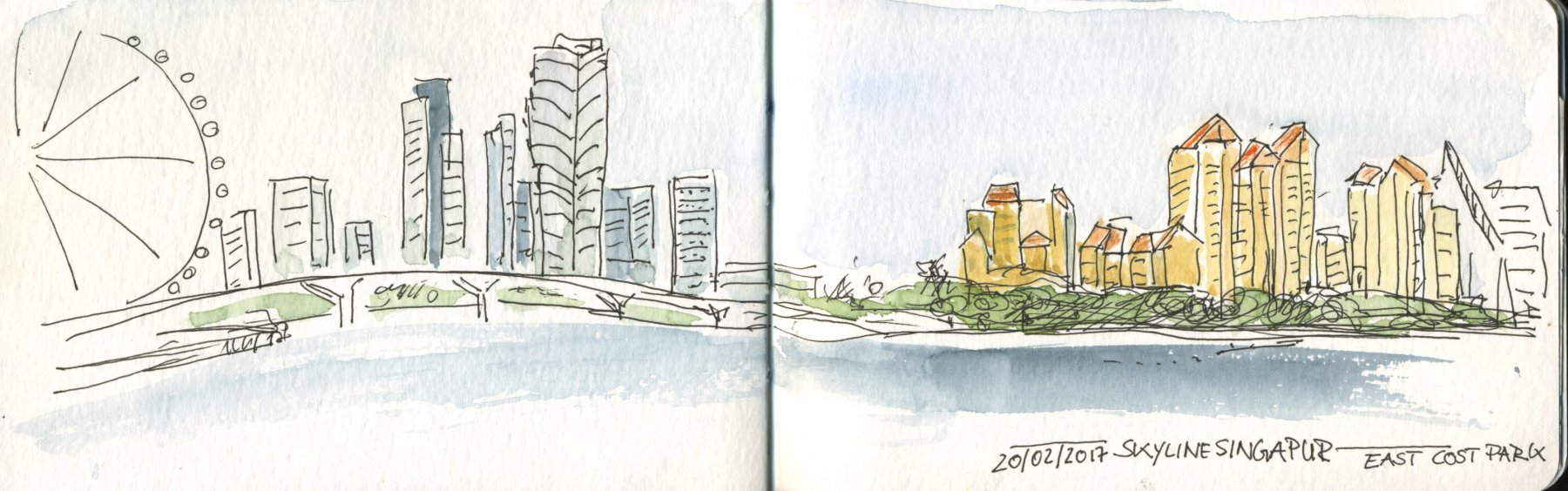 04 Singapur- Skyline