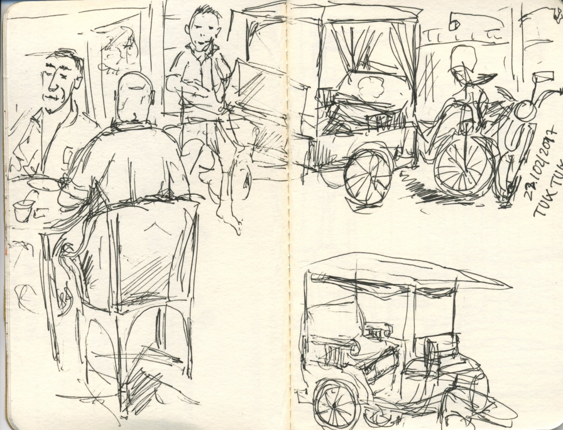 07 Kambodscha, Tuk Tuk, 2017