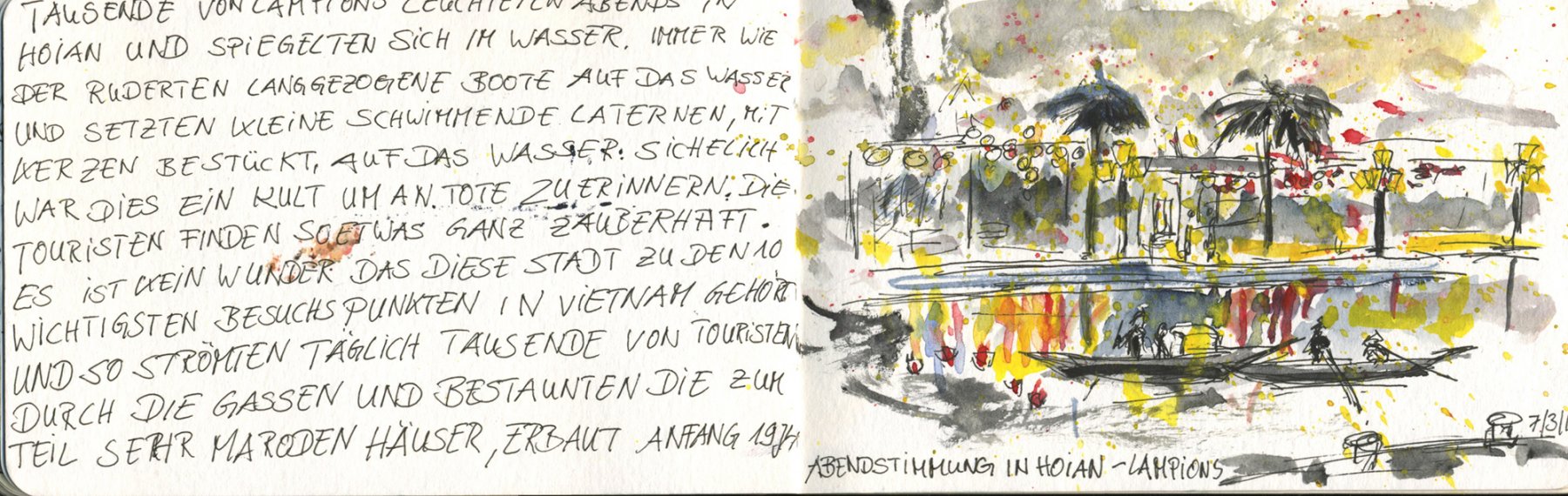 13 Vietnam, Hoian, Abendstimmung im Ort, 2017