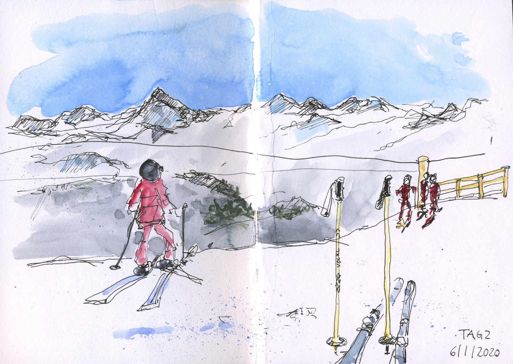 Tag 2 Am Rand der Skipiste