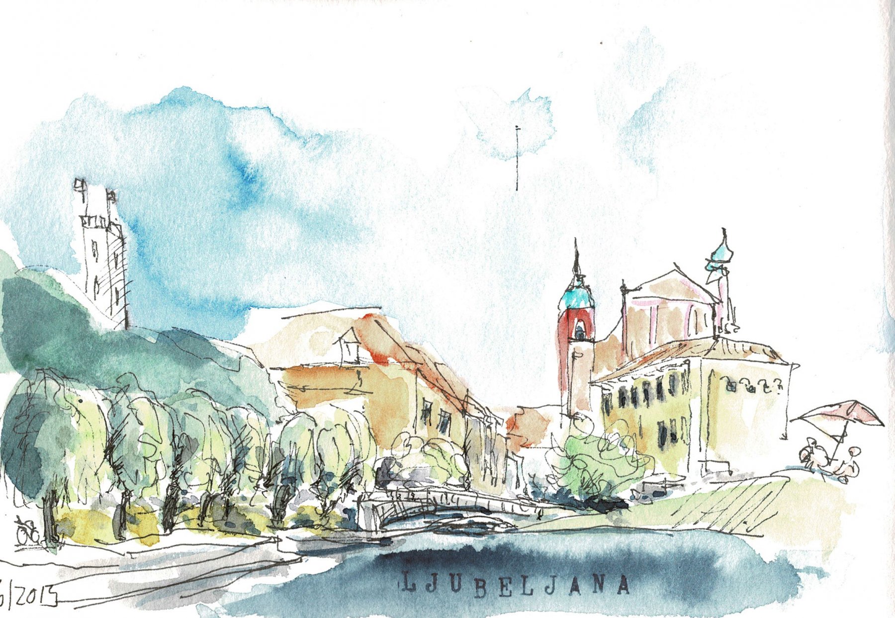 LjubeljanaVom Boot - Rückfahrt