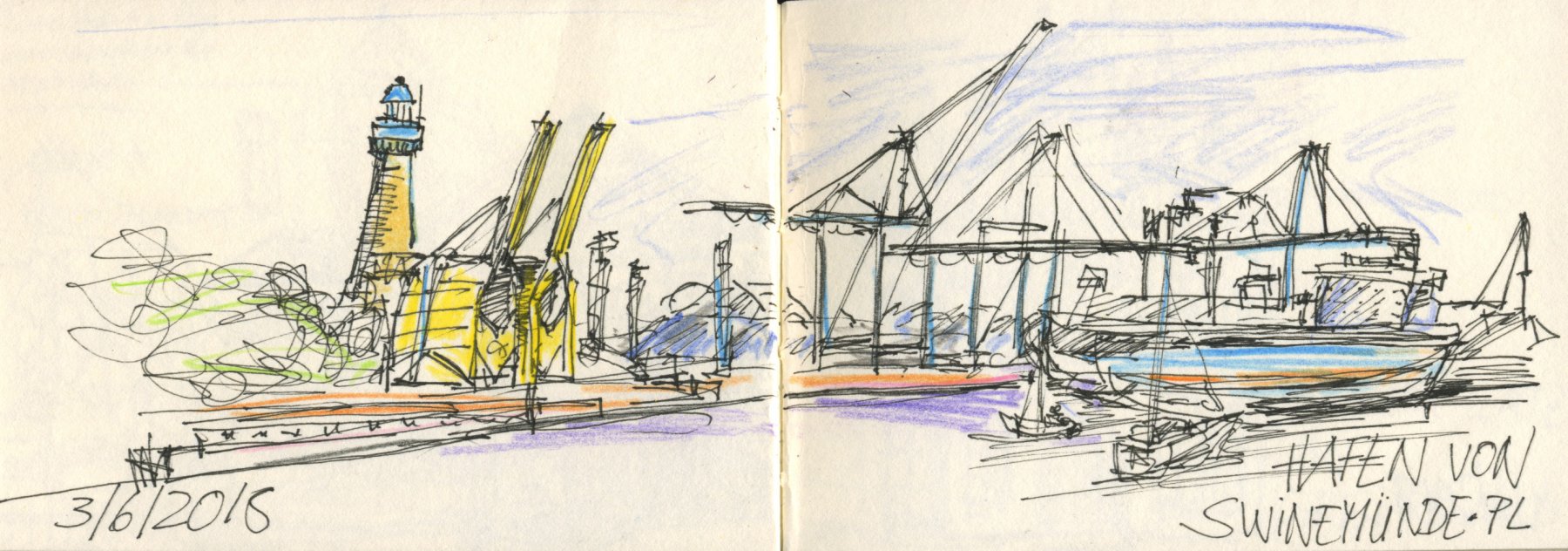 18 Usedom, Hafen Swinemünde, Polen