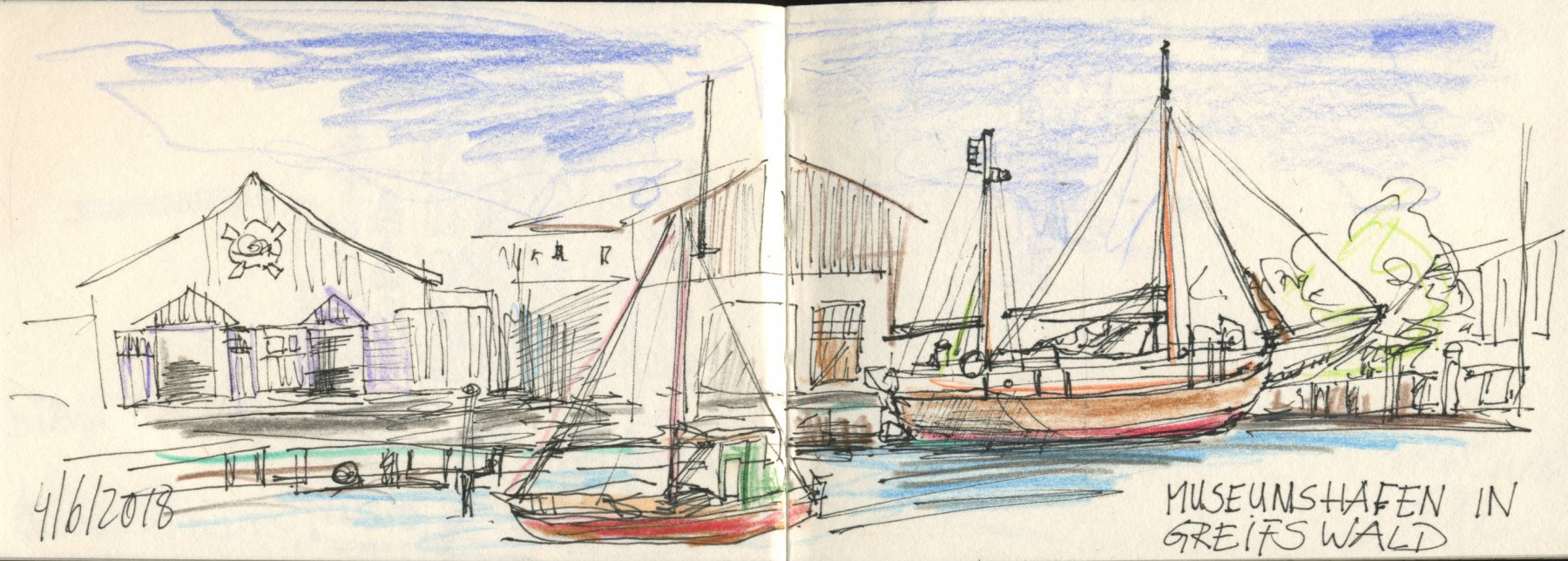 19 Usedom, Museumshafen Greifswald 1