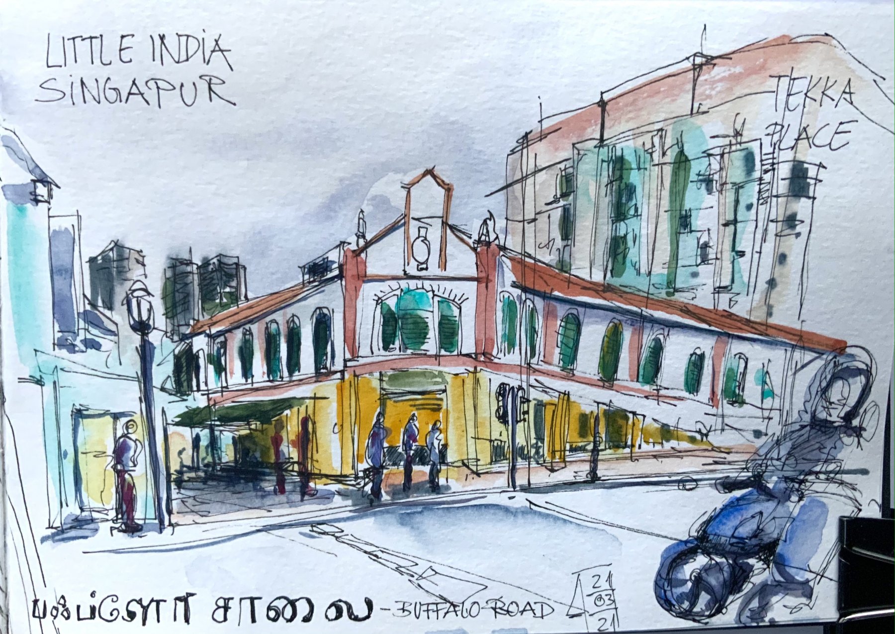 Straßenecke Buffalo Road