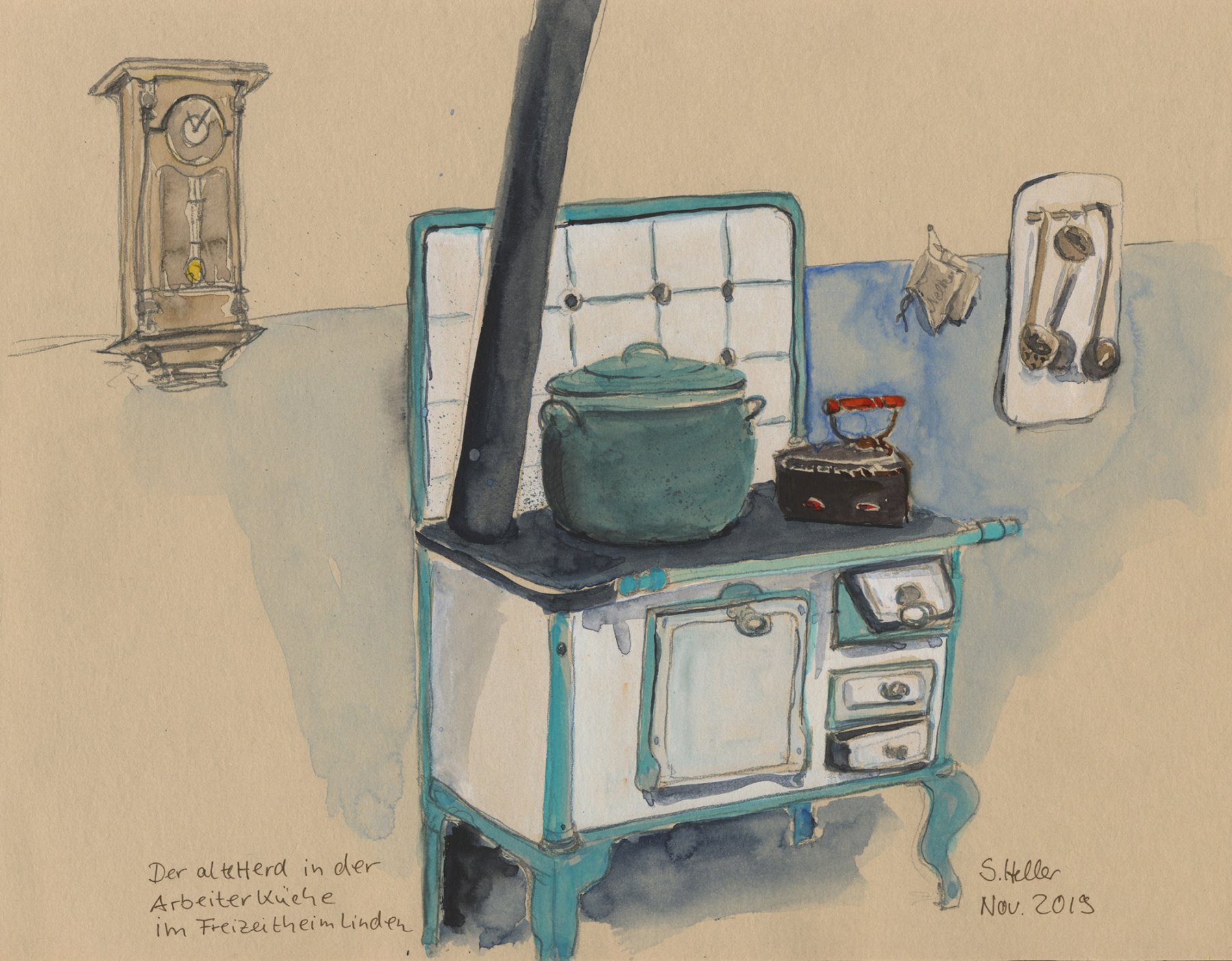 ©Herd in der Arbeiterküche