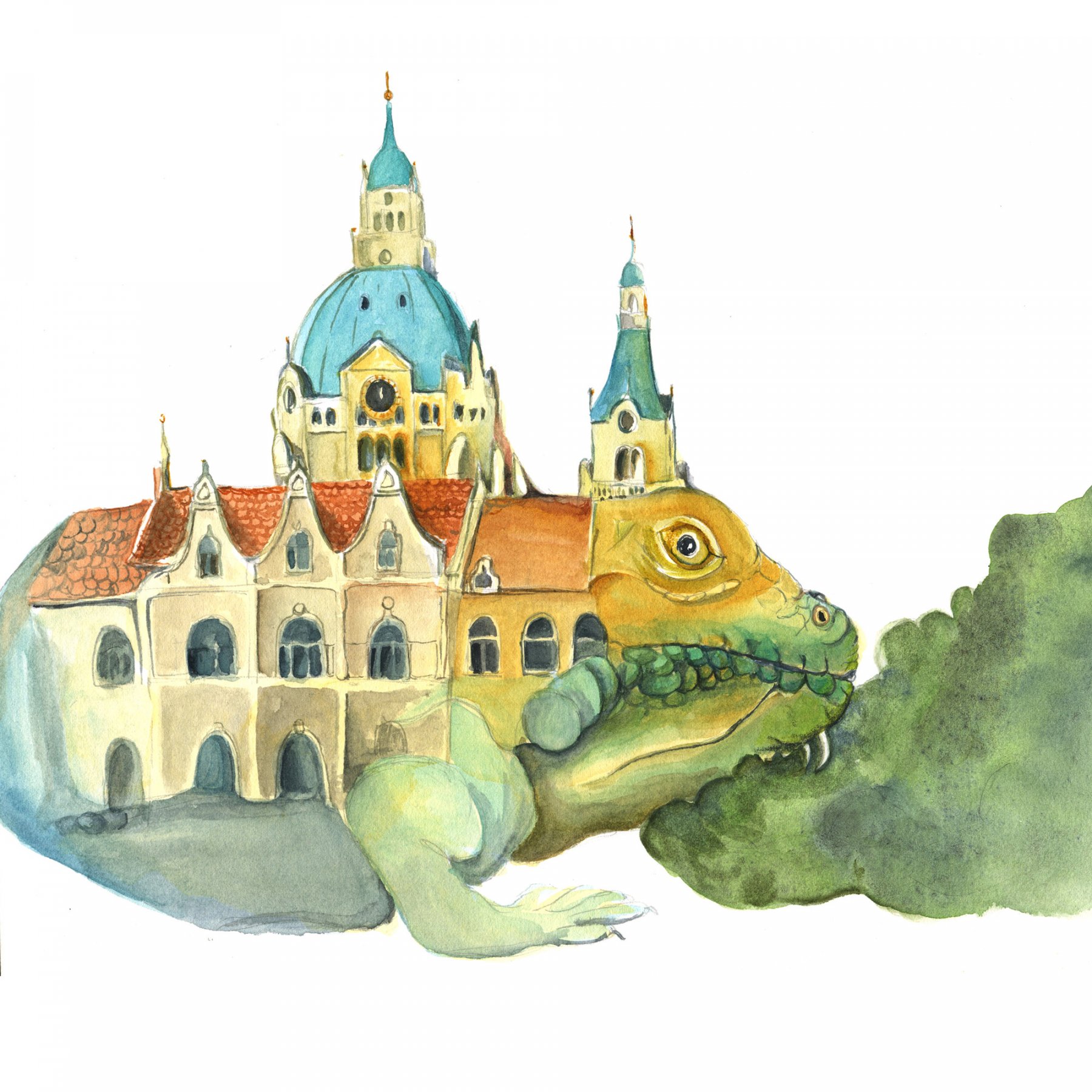 Rathaus Kröte: Das Neue Rathaus in Hannover mal anders betrachtet!