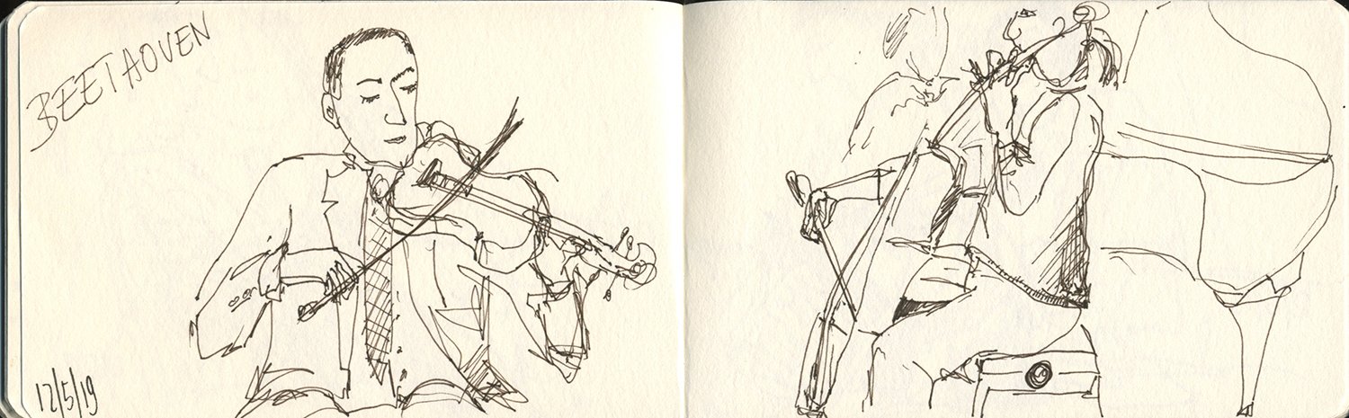 Panufnik Trio 1 - Beethoven, Skizzenbuch, 12.5.2019