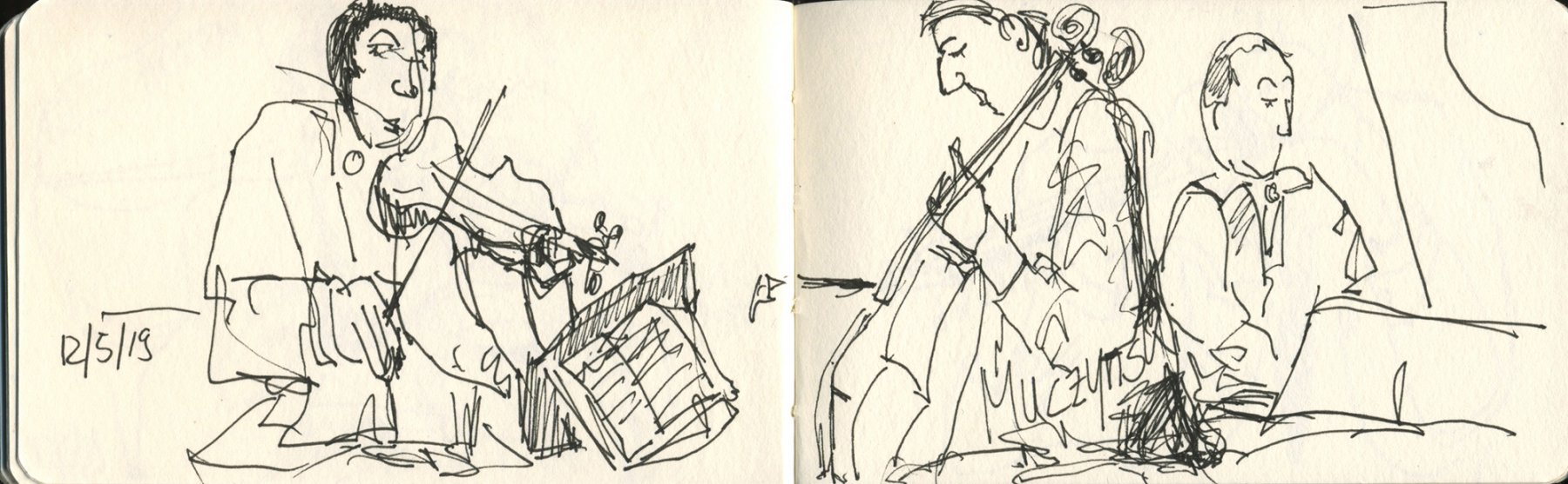 Panufnik Trio 2 - Muczynski, Skizzenbuch, 12.5.2019