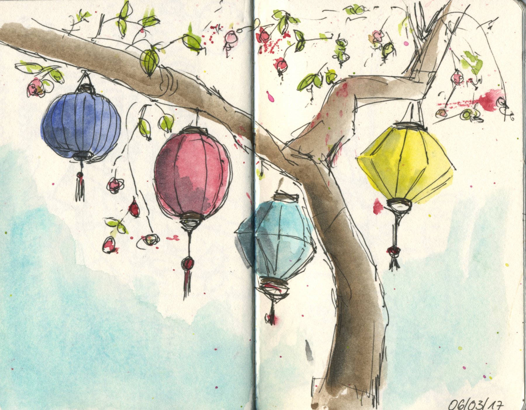 07 Vietnam, Lampions, 2017, 