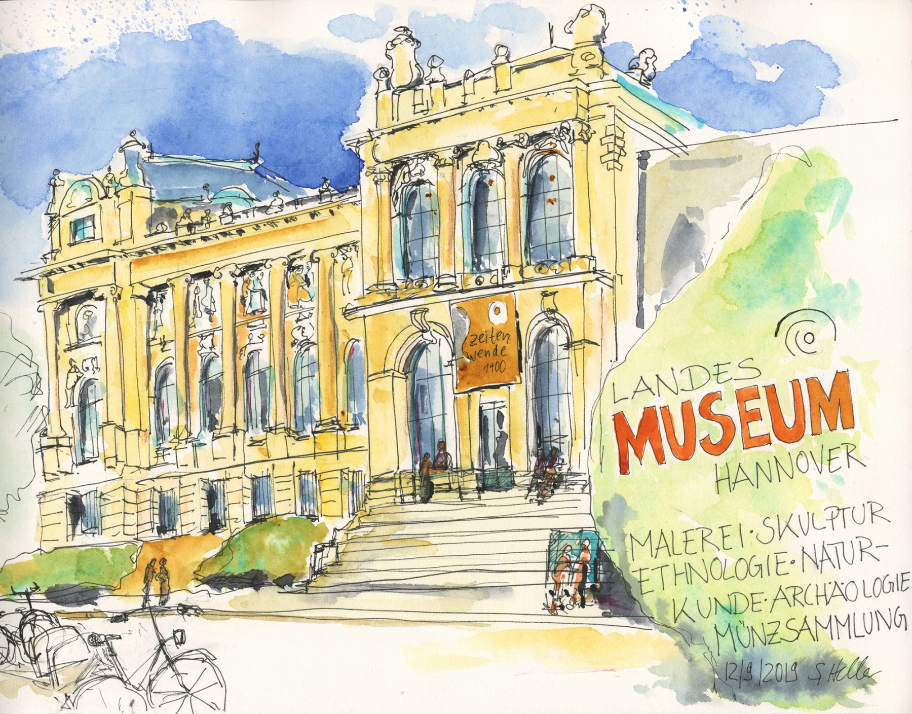 ©Landes Museum Hannover, Arches Papier, 31x23 cm