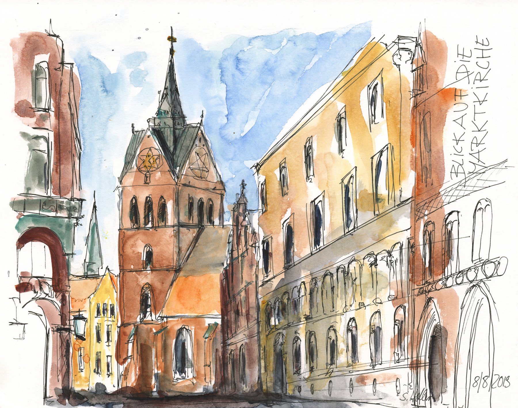 © Marktkirche 23x30 cm