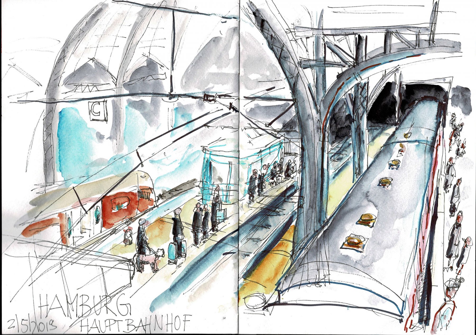 08 Ein Tag in HAMBURG - Hauptbahnhof