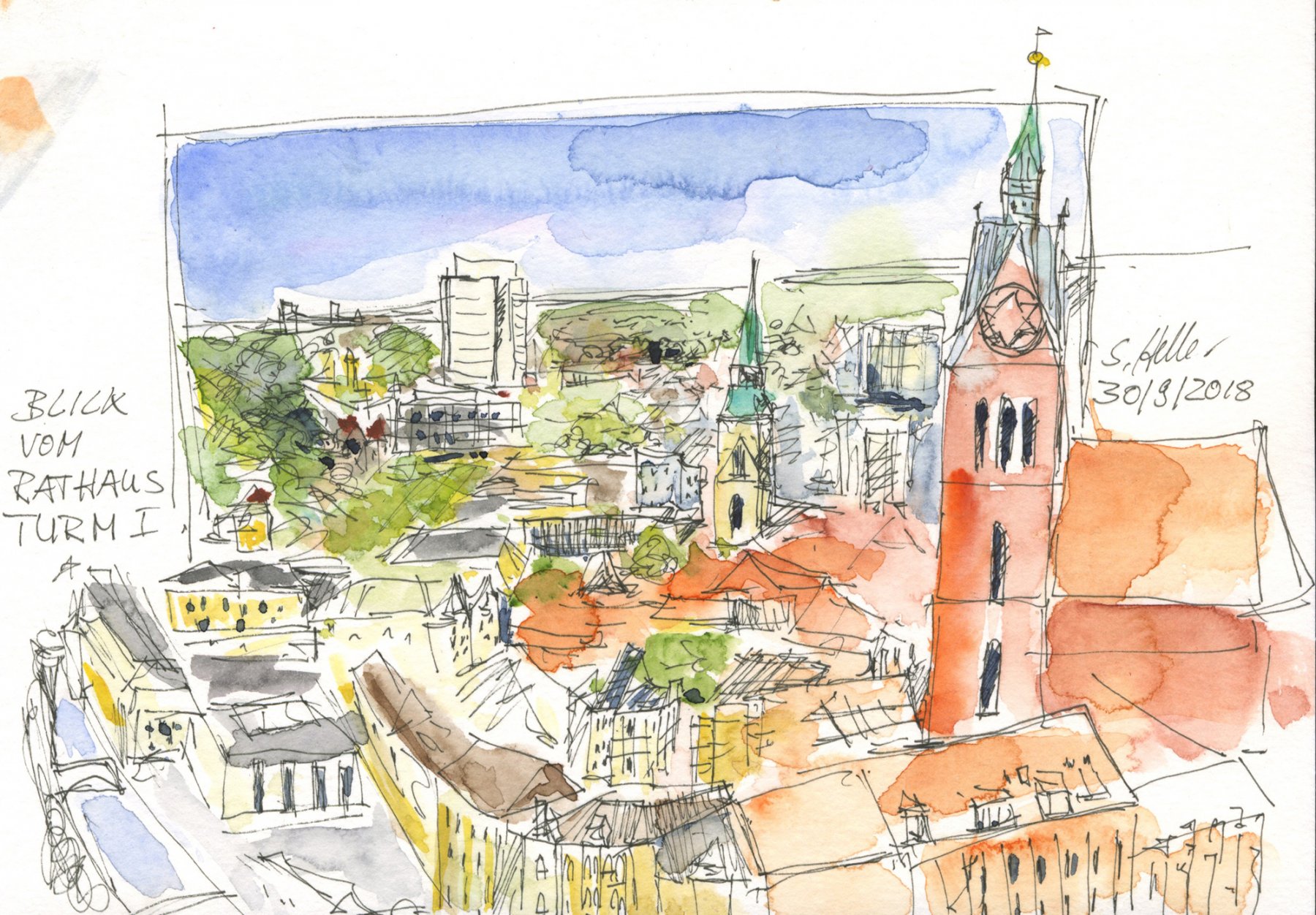 04 Marktkirche vom Rathausturm