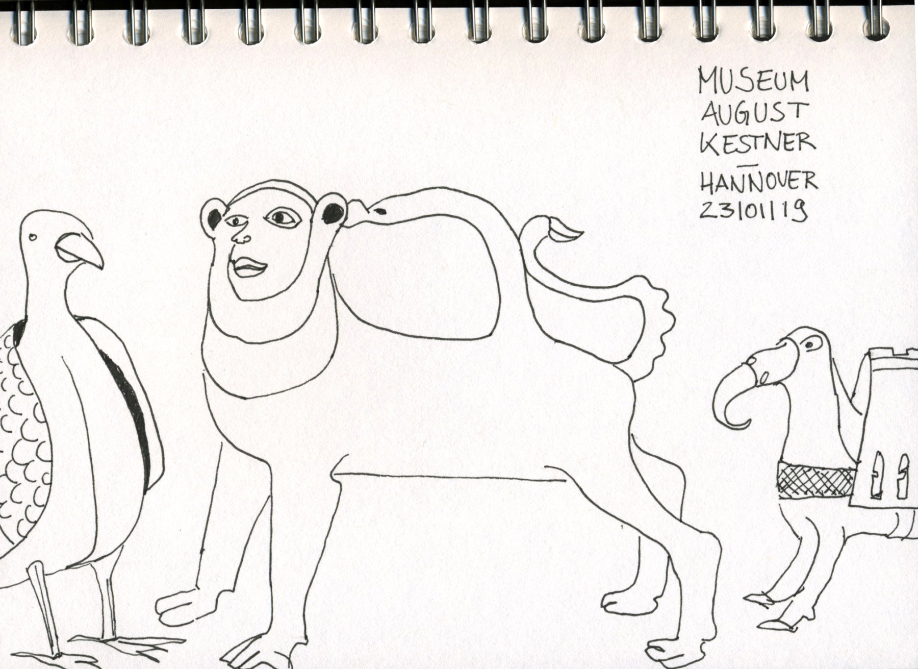 Museum August Kestner 2019, Figuren