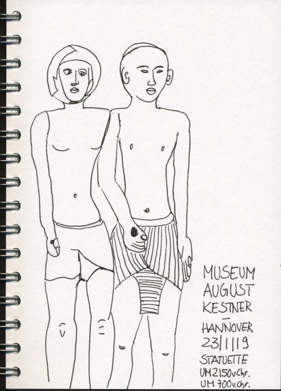 Museum August Kestner 2019, Statuetten