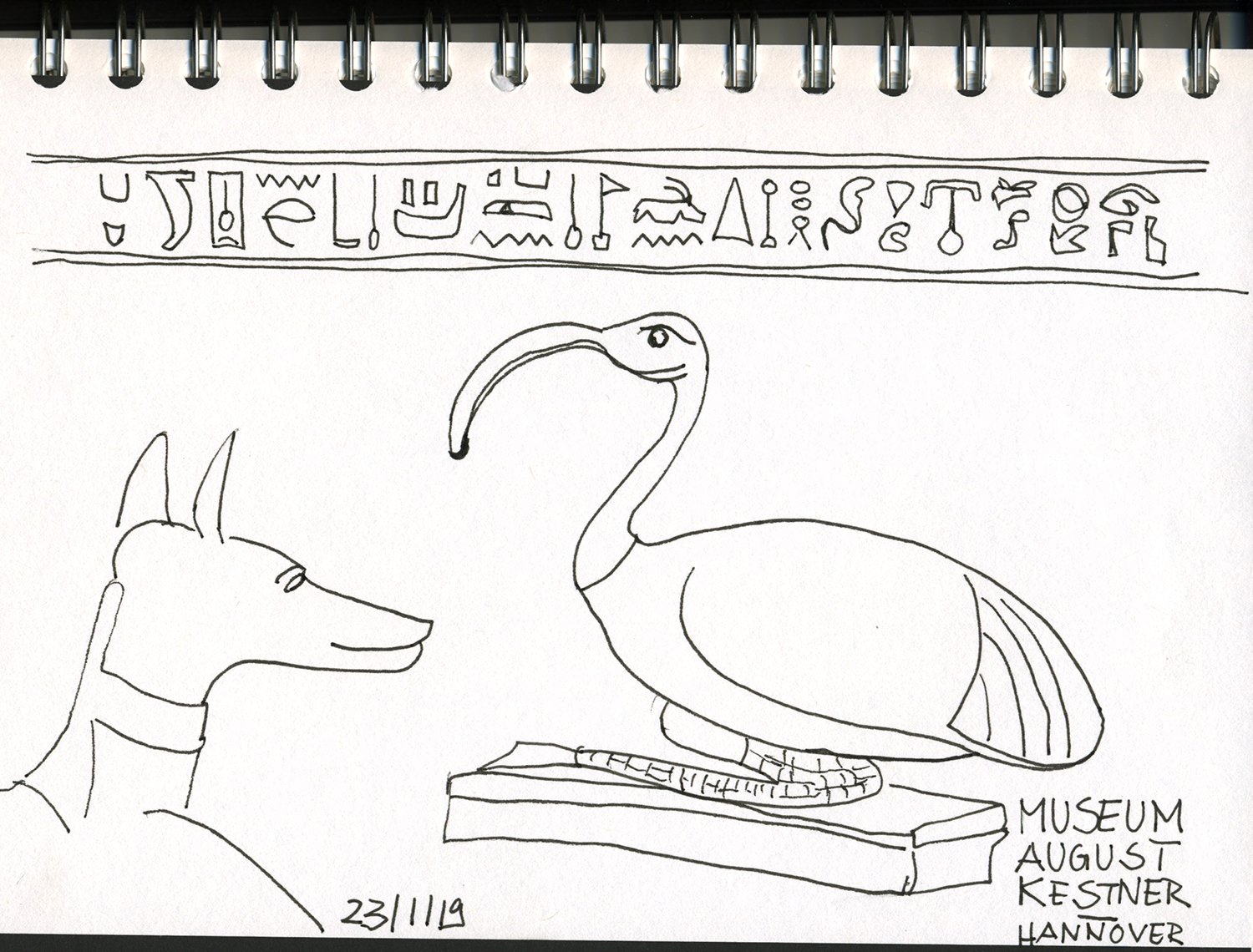 Museum August Kestner 2019, Tierfiguren